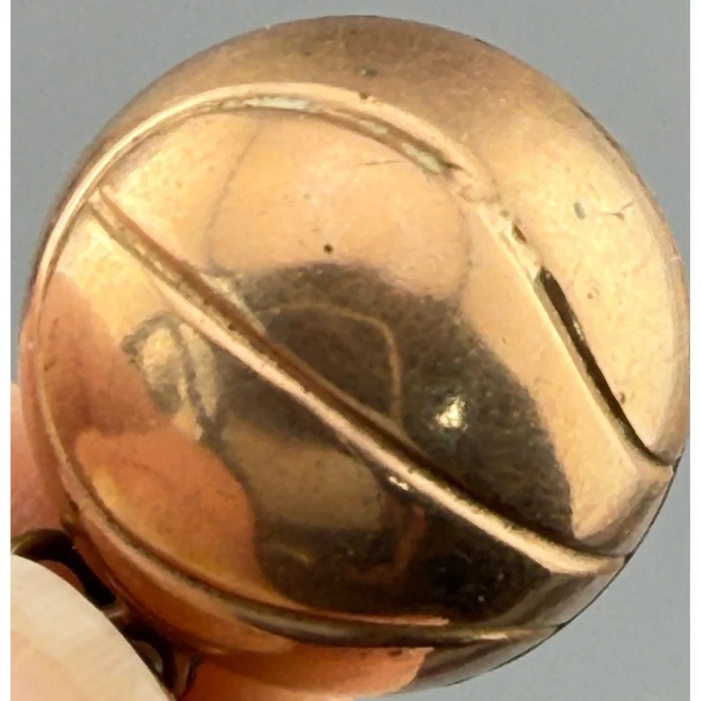 Vintage FOB Gold Filled Chain Basketball Swivel Dog Clip CLB & Co 11